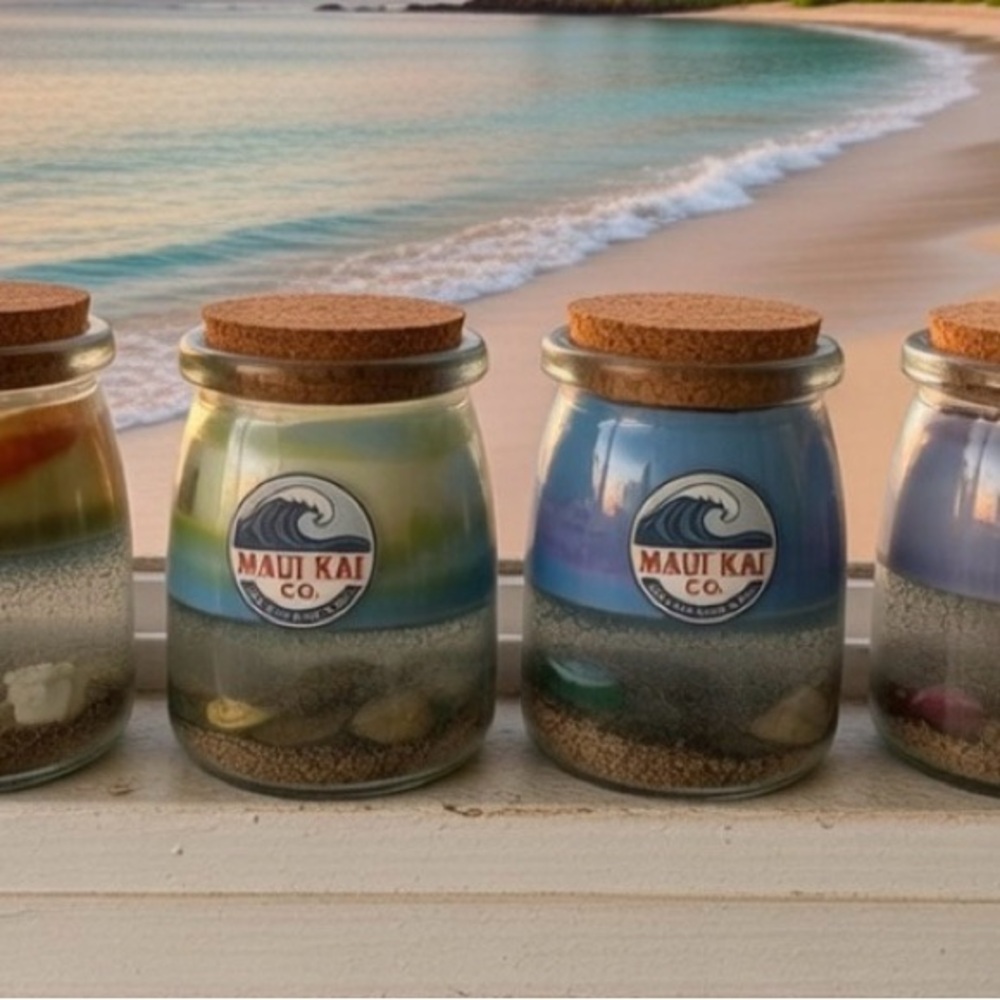 Maui Beach Soy Sand & shells candles